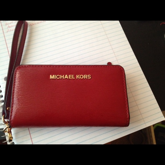 Michael Kors wallet red (rare)