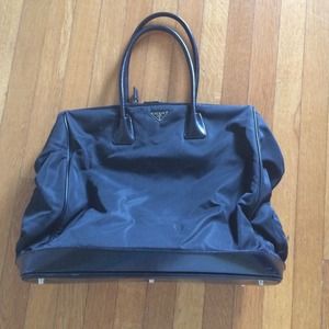 Black Prada Bowling Bag