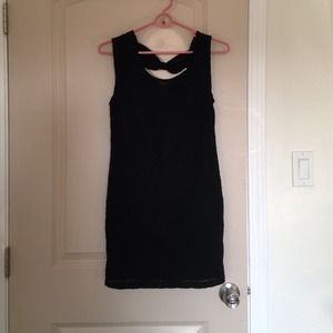 Black lace mini dress from Forever 21