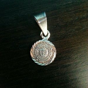 Bundle Aztec Pendant, aztec earrings, turq necklac