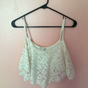 Lace crop top
