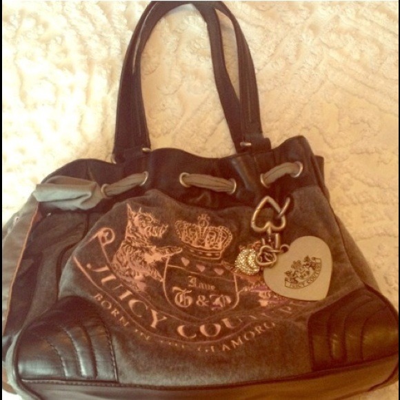 Gray LE Scottie Dog Juicy Couture Bag