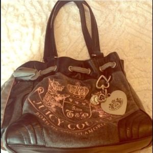 Gray LE Scottie Dog Juicy Couture Bag