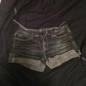 Denim shorts