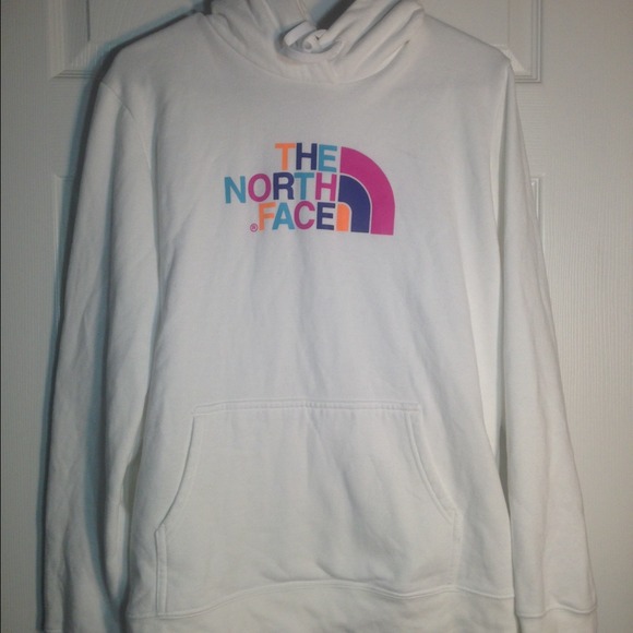 Northface multi color hoodie!