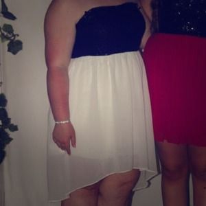 Black and white dress