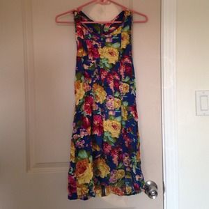 Floral print dress