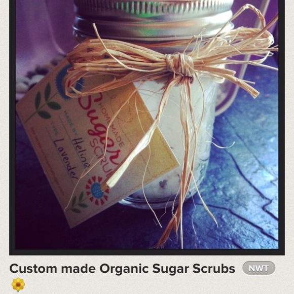 Custom Organic Vegan Vanilla Almond Sugar Scrub