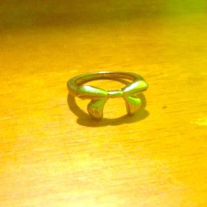 Silver Bow ring
