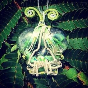 Green marble pendant