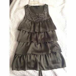 Green Shirt with ruffles