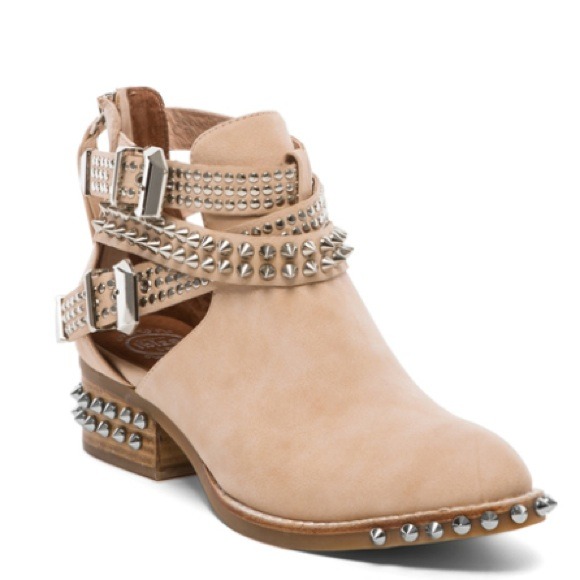 JEFFREY CAMPBELL  Everly  boot spiked beige - Picture 2 of 4