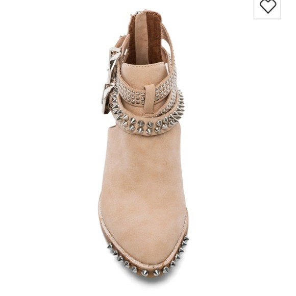 JEFFREY CAMPBELL  Everly  boot spiked beige - Picture 3 of 4