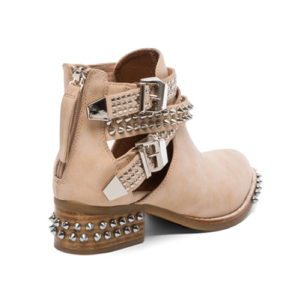 JEFFREY CAMPBELL  Everly  boot spiked beige - Picture 4 of 4