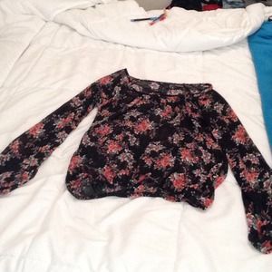 Sheer Long Sleeve Top