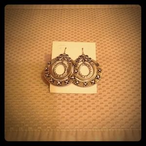 Stylish hoop earrings