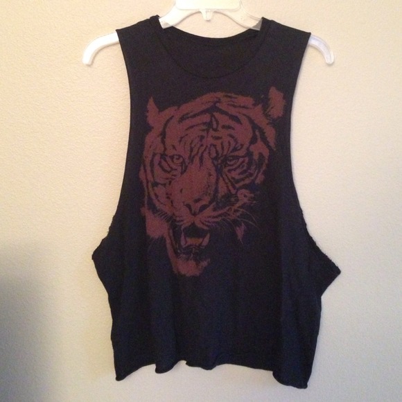 Brandy Melville Tops - brandy melville // tiger muscle tank