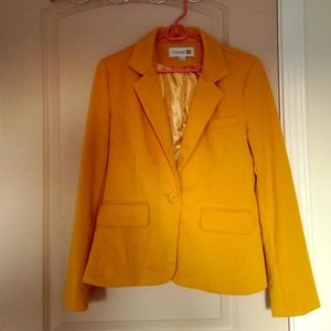 Mustard yellow blazer (on hold for @roze22)