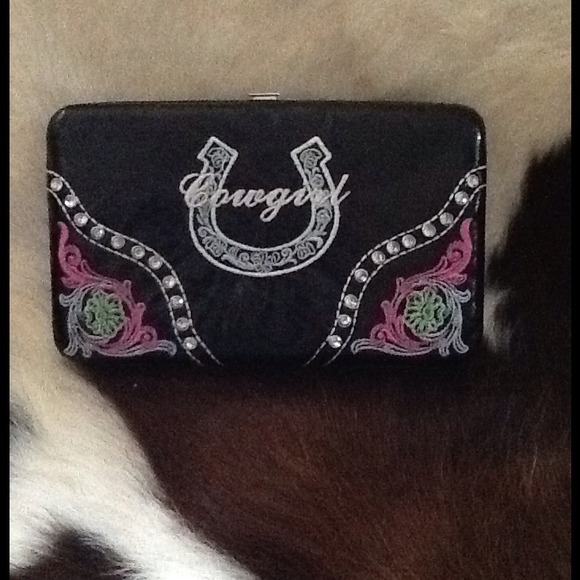 New Embroidered Cowgirl Wallet