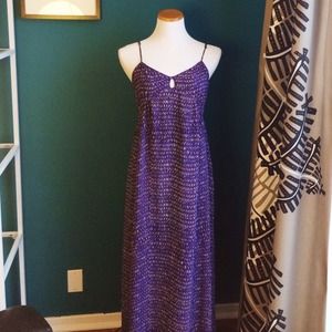 Madewell keyhole detail maxi dress