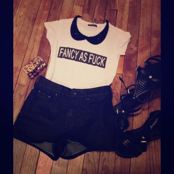 Fancy as F*** crop top Tshirt