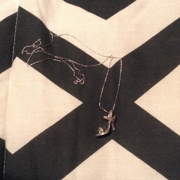 high heel necklace