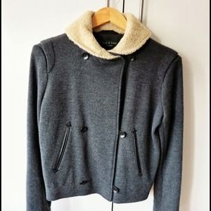 SOLD! Authentic Rag&Bone Shearling Bomber Jacket