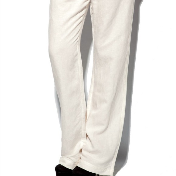Euc YaYa linen wide-leg trousers sz2
