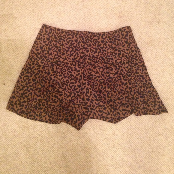 leopard print shorts