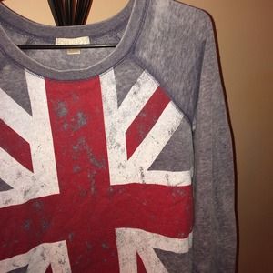 British flag sweatshirt