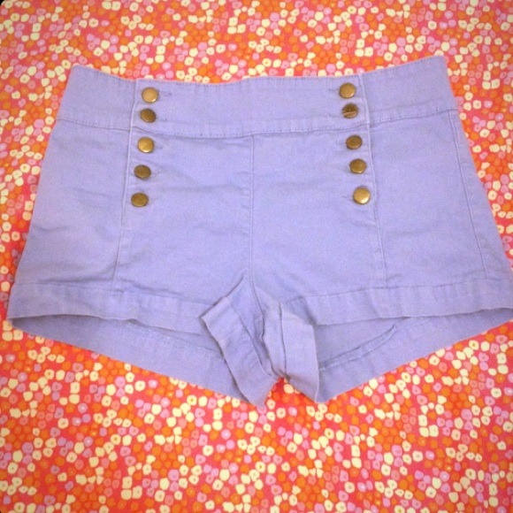 Forever 21 high waisted stretch sailor shorts
