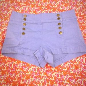 Forever 21 high waisted stretch sailor shorts