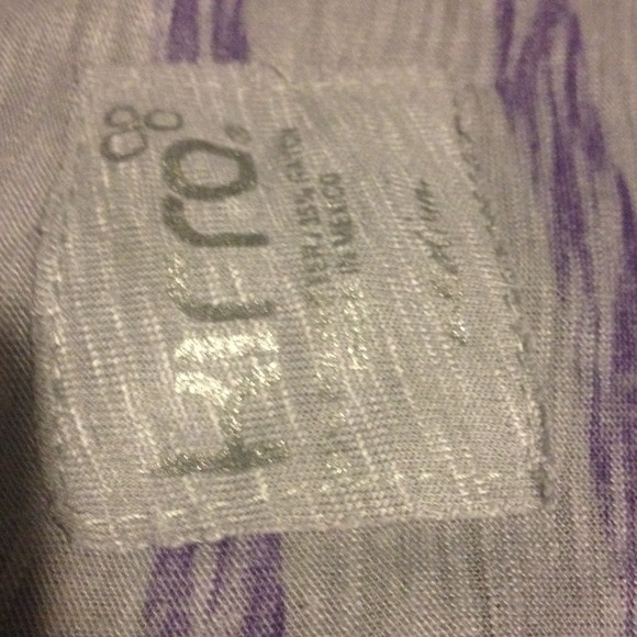 Grey and purples striped t shirt! - Picture 2 of 3