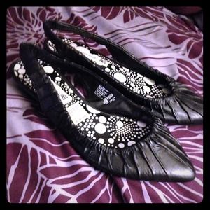 Black Slingback Flats