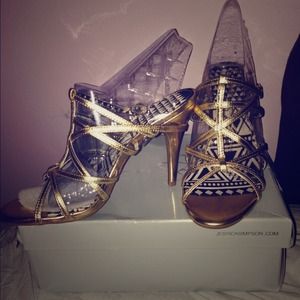 Brand new Jessica Simpson open toe heels sandals
