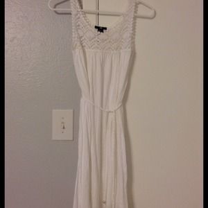 H&M White Crochet Dress
