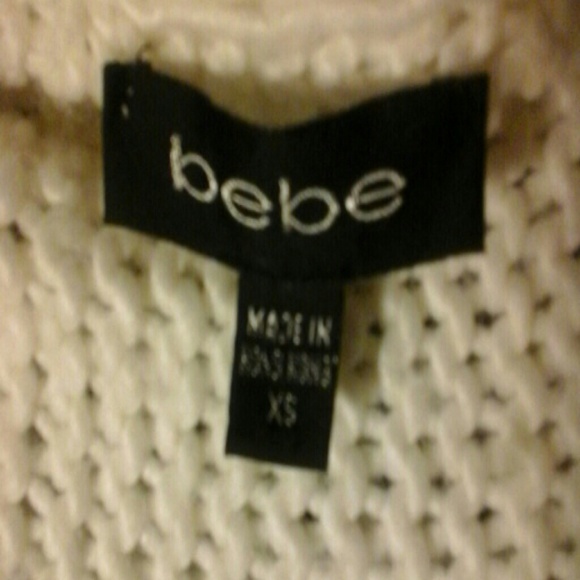White BEBE killer open cardigan. Final price! - Picture 2 of 4