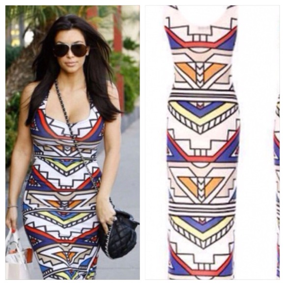 Printed maxi dress