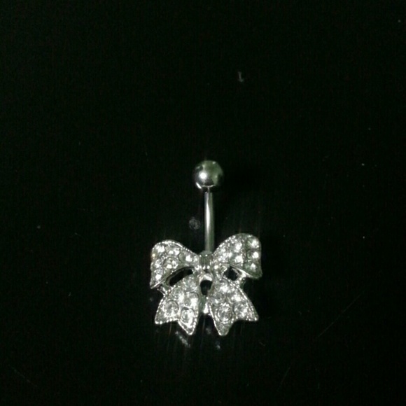 Bow navel ring