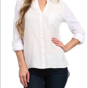 Evaine Joie top in white