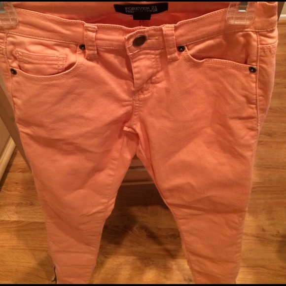 Denim - Peach skinny jeans. Brand new