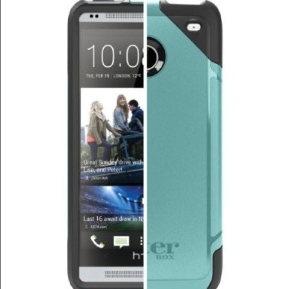 HTC One M7 Otterbox Steel Blue Case