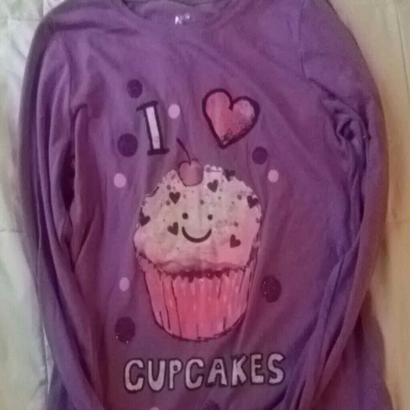 This is a purple long sleeved shirt