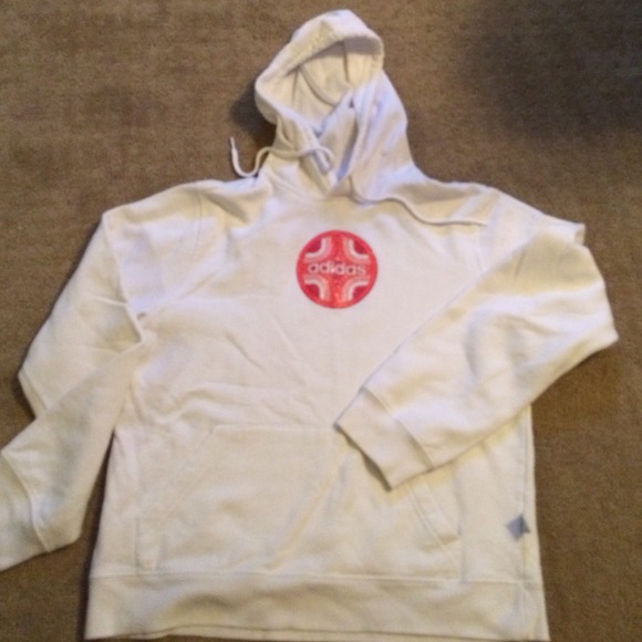 White Adidas Hoodie