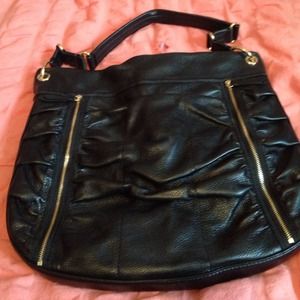 Cole haan black leather bag