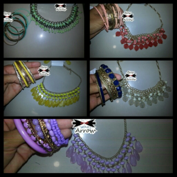 Jewelry Sets. Necklace and bracelets. $22/set - Picture 1 of 4