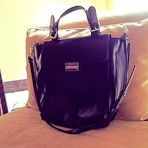 😍Zara Basic black shopper bag❤️
