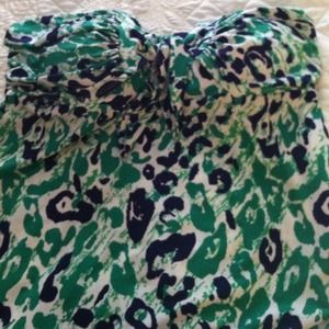 Allen Schwartz strapless day or evening dress.