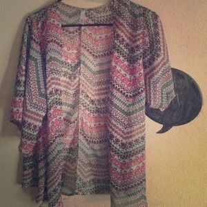 1. A exotic silk pattern coverup