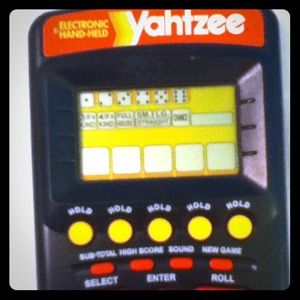 Handheld Electronic Yahtzee Game
